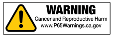 Warning! Cancer and Reproductive Harm